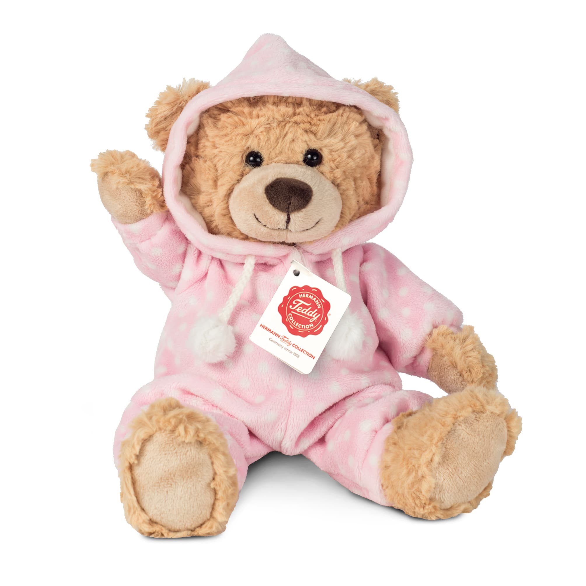 Teddy-Hermann - Schlafanzugbär rosa 30 cm