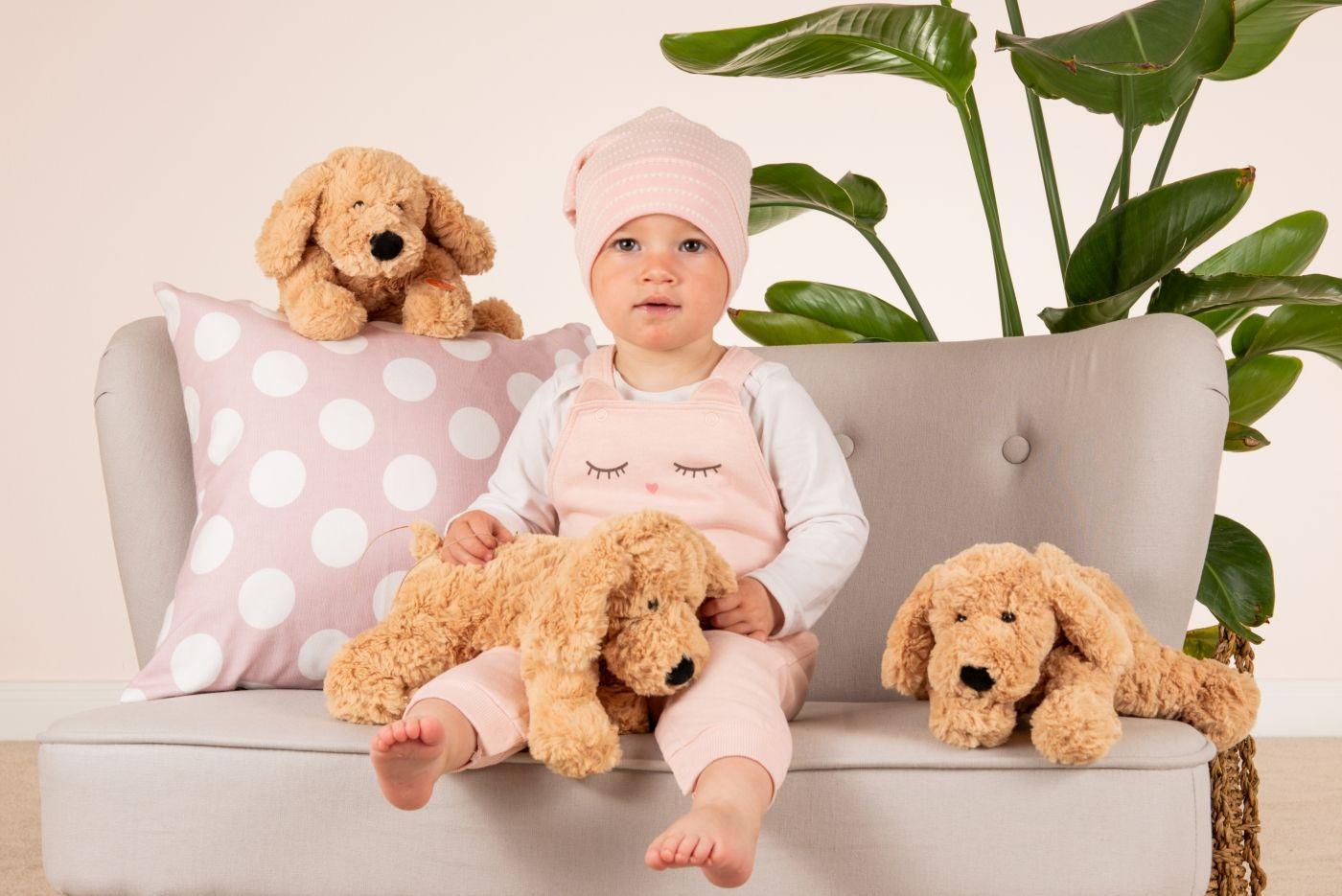 Produktbild Teddy-Hermann - Schlenkerhund beige, 28 cm 2 von 2