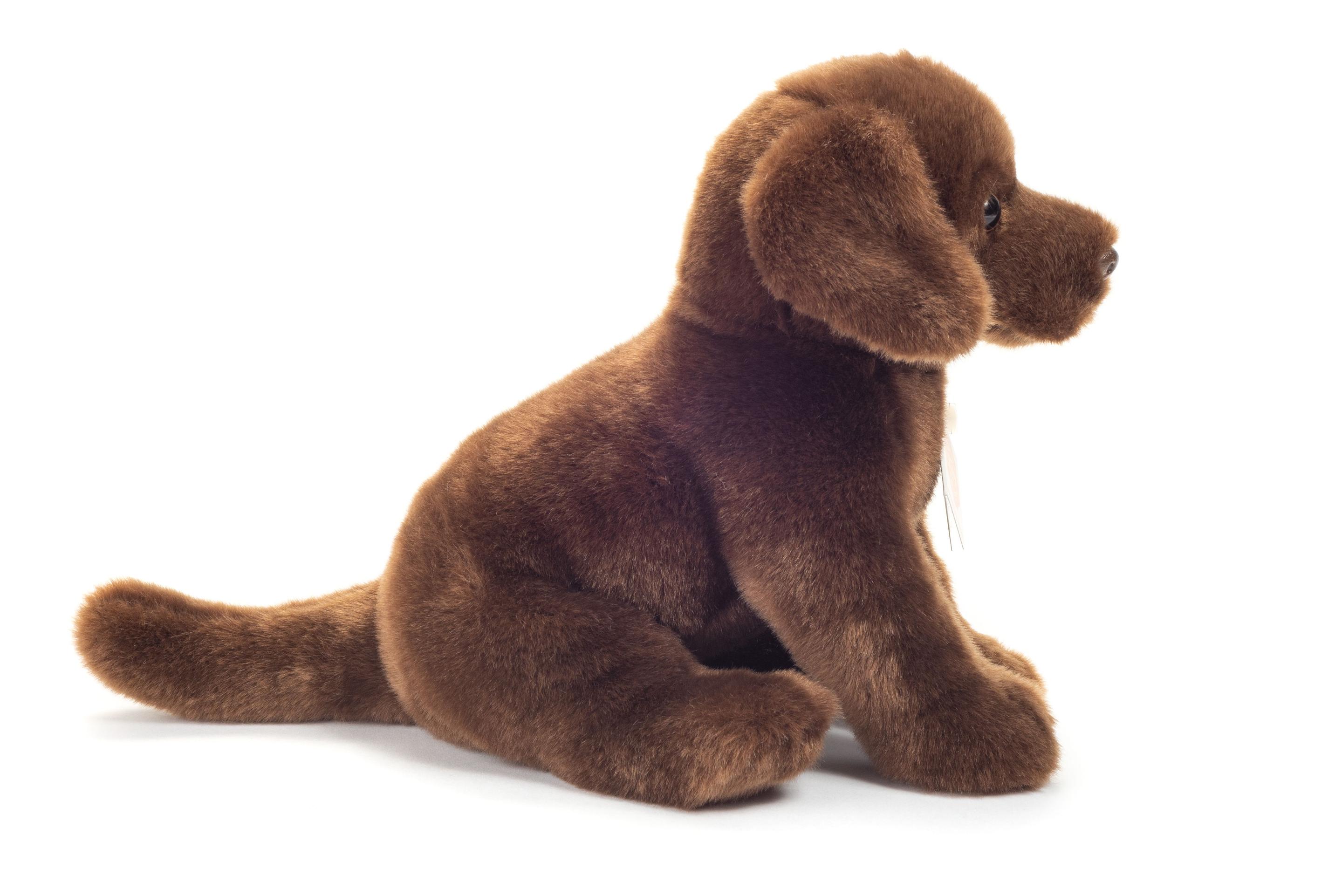Produktbild Teddy-Hermann - Kuscheltier Labrador sitzend dunkelbraun 25 cm 3 von 3