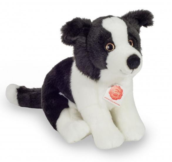 Teddy-Hermann - Kuscheltier Border Collie Welpe sitzend 25 cm