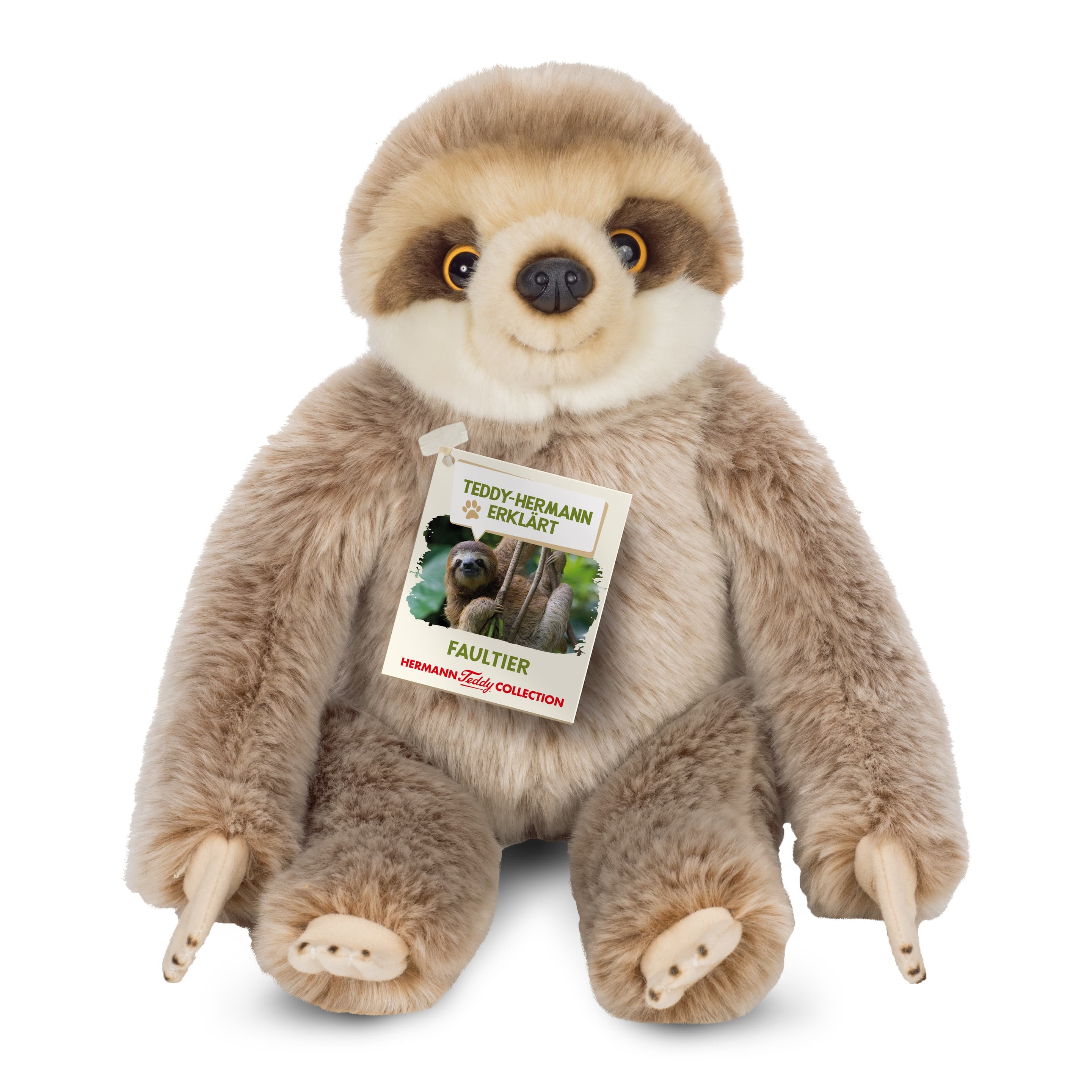 Teddy-Hermann - Plüschtier Faultier, 22 cm