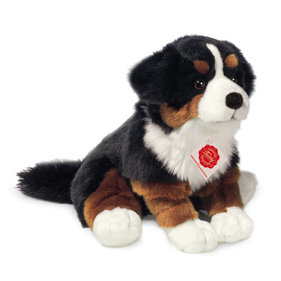 Teddy-Hermann - Berner Sennenhund sitzend, 29 cm