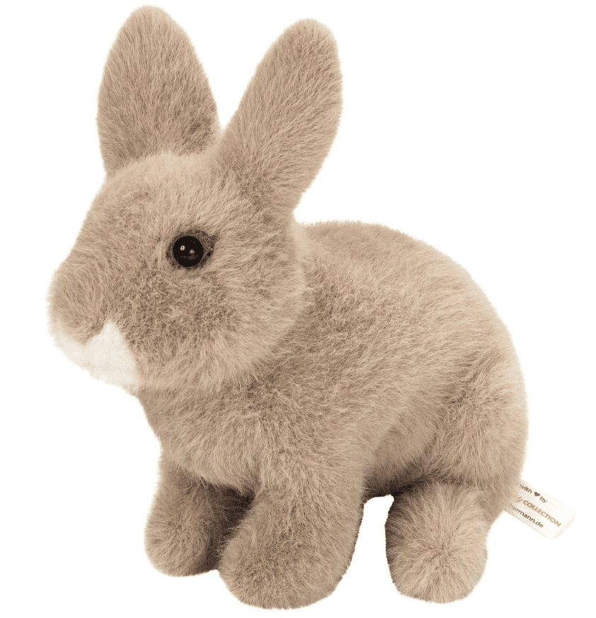 Teddy-Hermann - Hase sitzend grau 20 cm