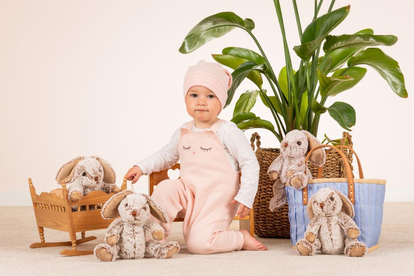 Produktbild Teddy-Hermann - Schlenkerhase grau, 25 cm 2 von 2