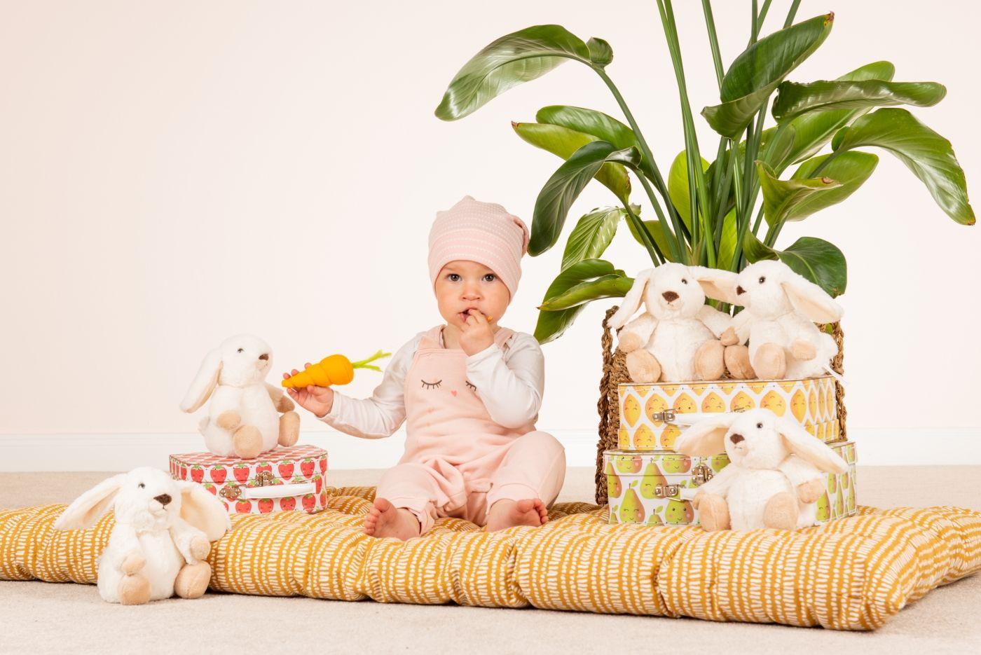 Produktbild Teddy-Hermann - Häschen Poppi weiß, 15 cm 3 von 5