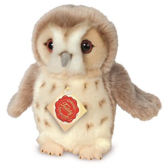 Teddy-Hermann - Plüschtier Eule beige, 20 cm