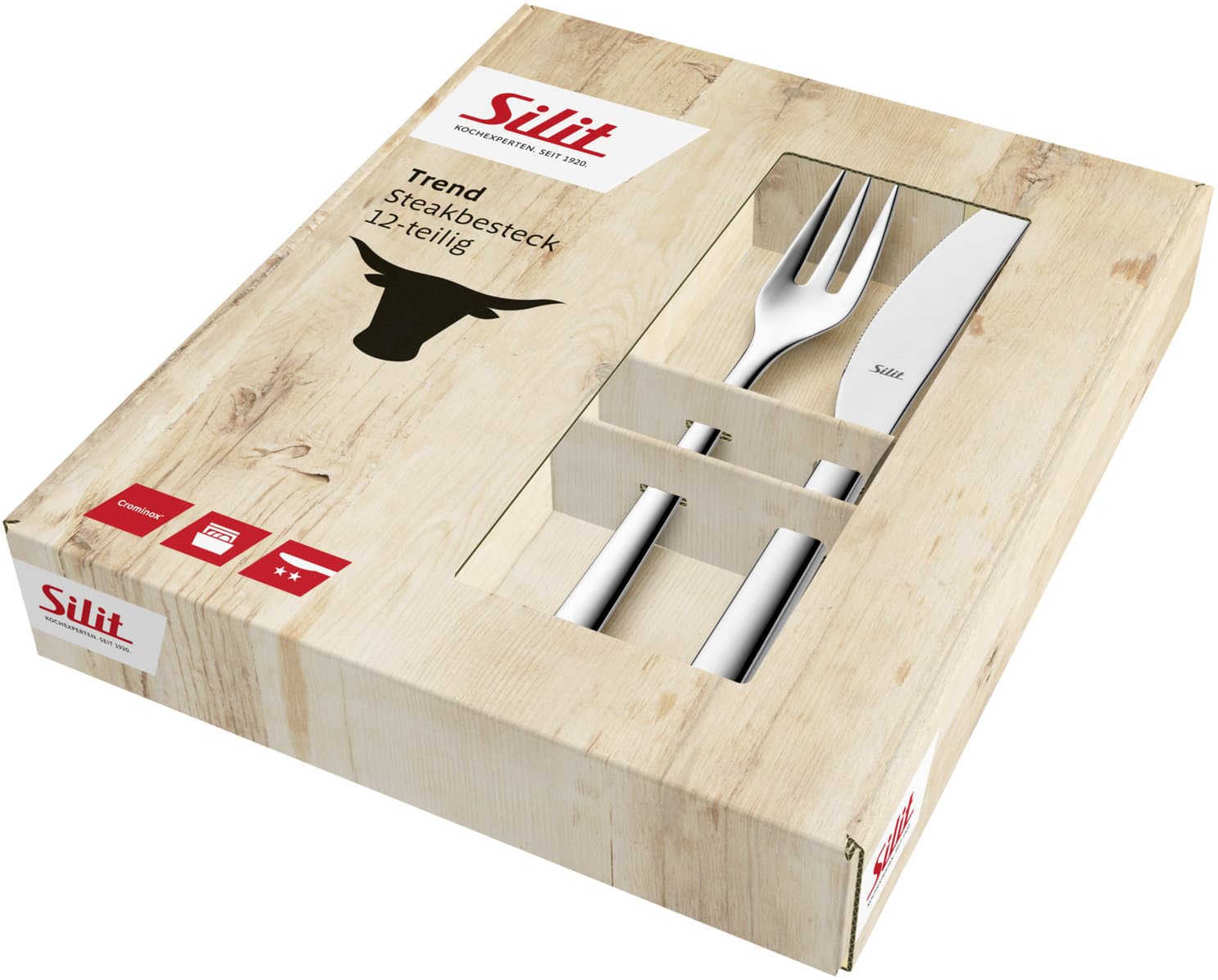 Silit Steakbesteckset 12-tlg.