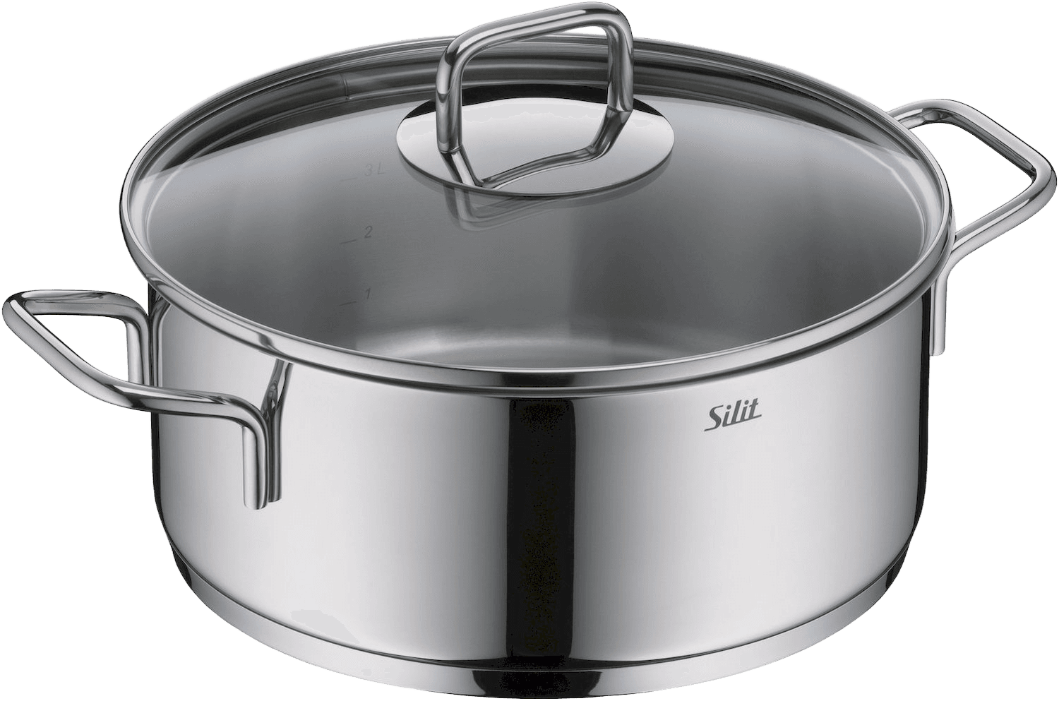 Silit Extra Cook Bratentopf mit Glasdeckel ∅24cm