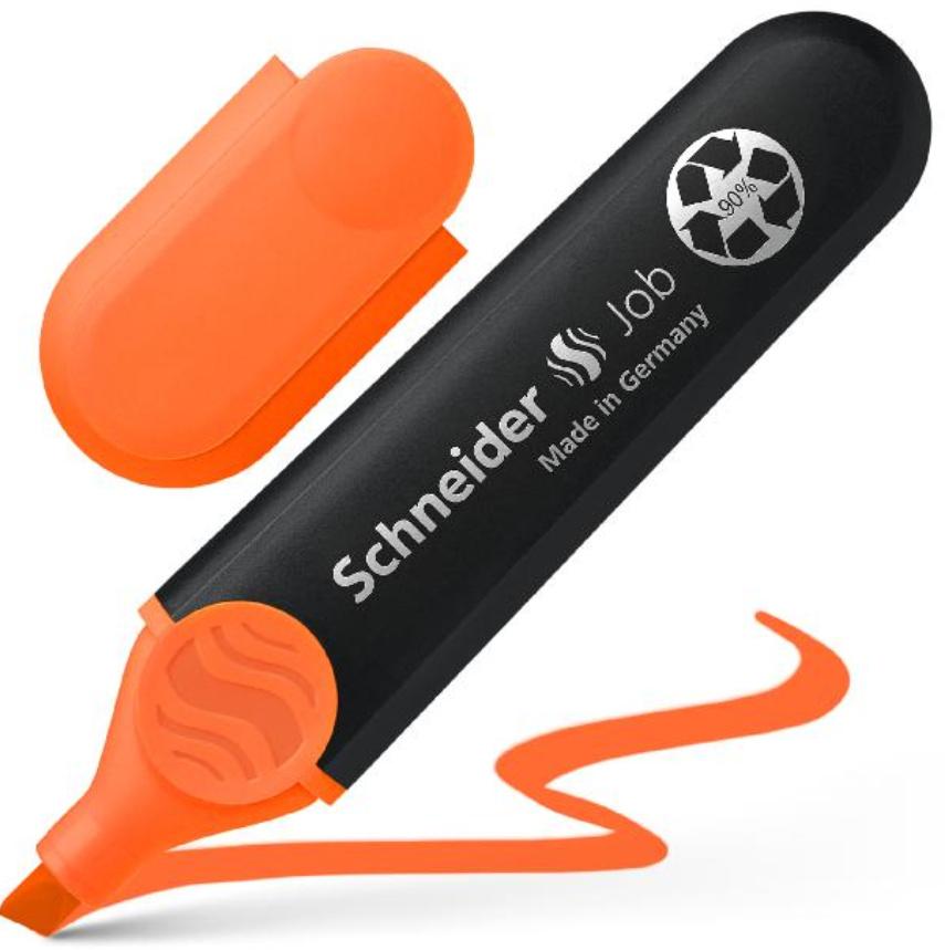 Schneider Textmarker Job orange