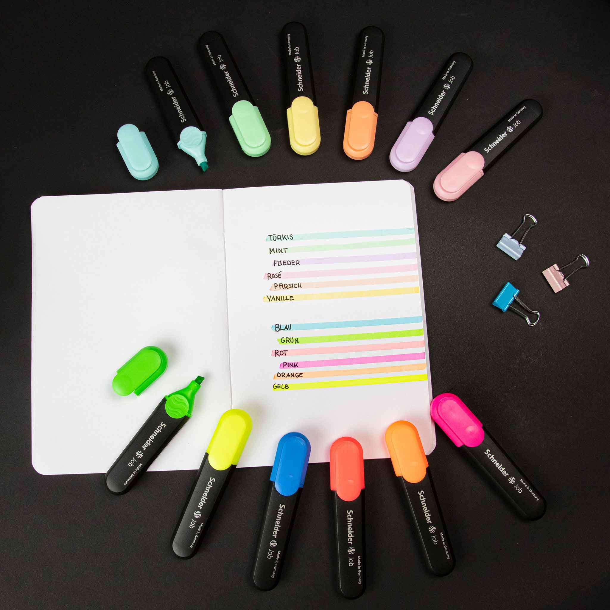 Produktbild Schneider Textmarker 6er Etui Pastell 2 von 10