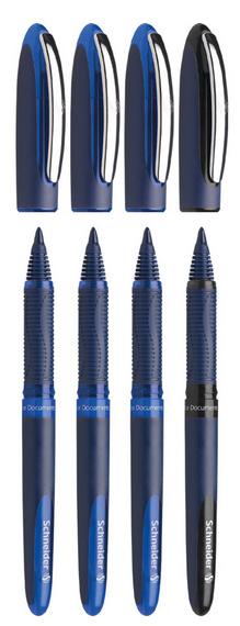 Schneider Tintenroller One Business Etui 3+1 gratis