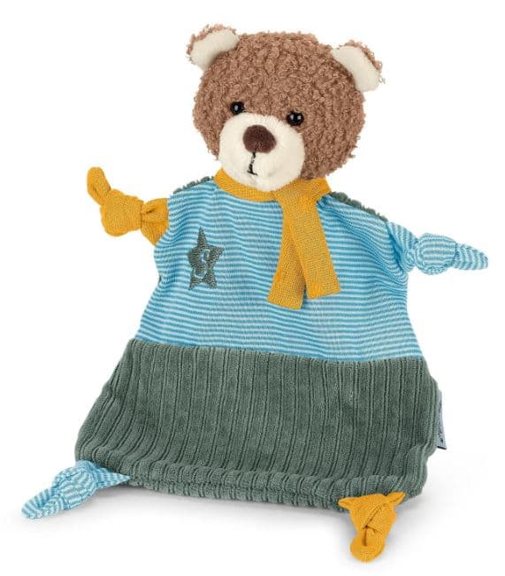 Sterntaler - Schmusetuch Bär Ben in Dunkelgrün, 27 cm