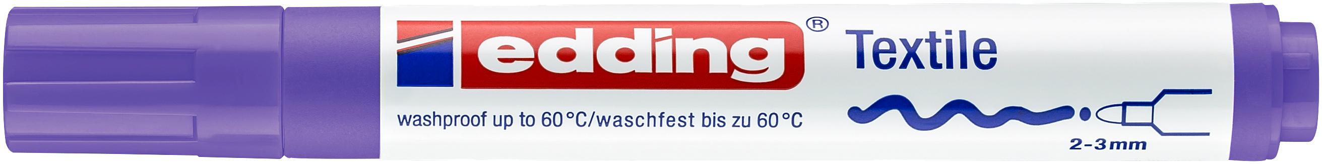 Produktbild edding 4500 Textilmarker neonviolett 9 von 15