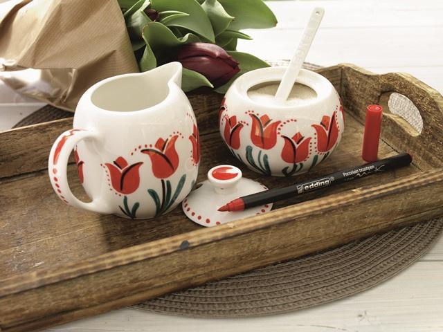 Produktbild edding Porzellan-Pinselstift 4200 6er-Set family colour 2 von 4