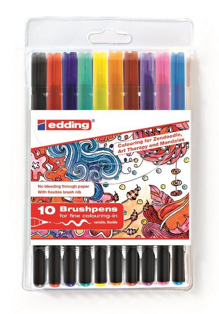 edding Brushpen 1340 Zendoodle Colouring 10er Set