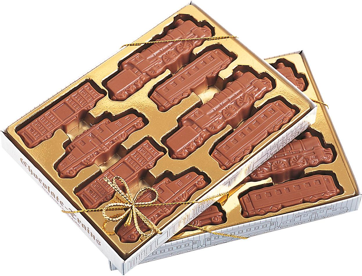 Baur CHOCOLAT Eisenbahnen in Geschenkpackung