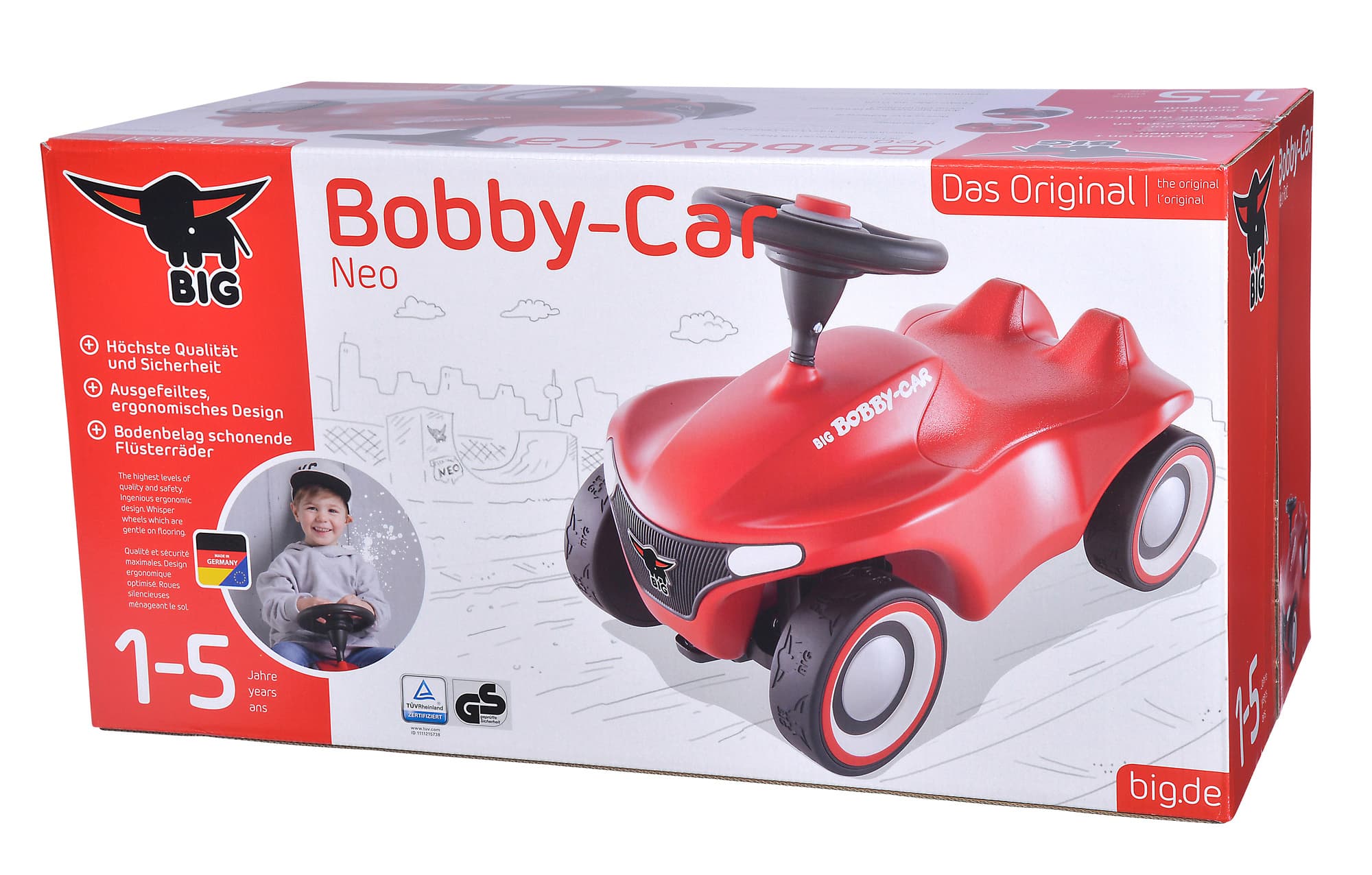 Produktbild BIG - Bobby-Car - Neo, rot 10 von 11