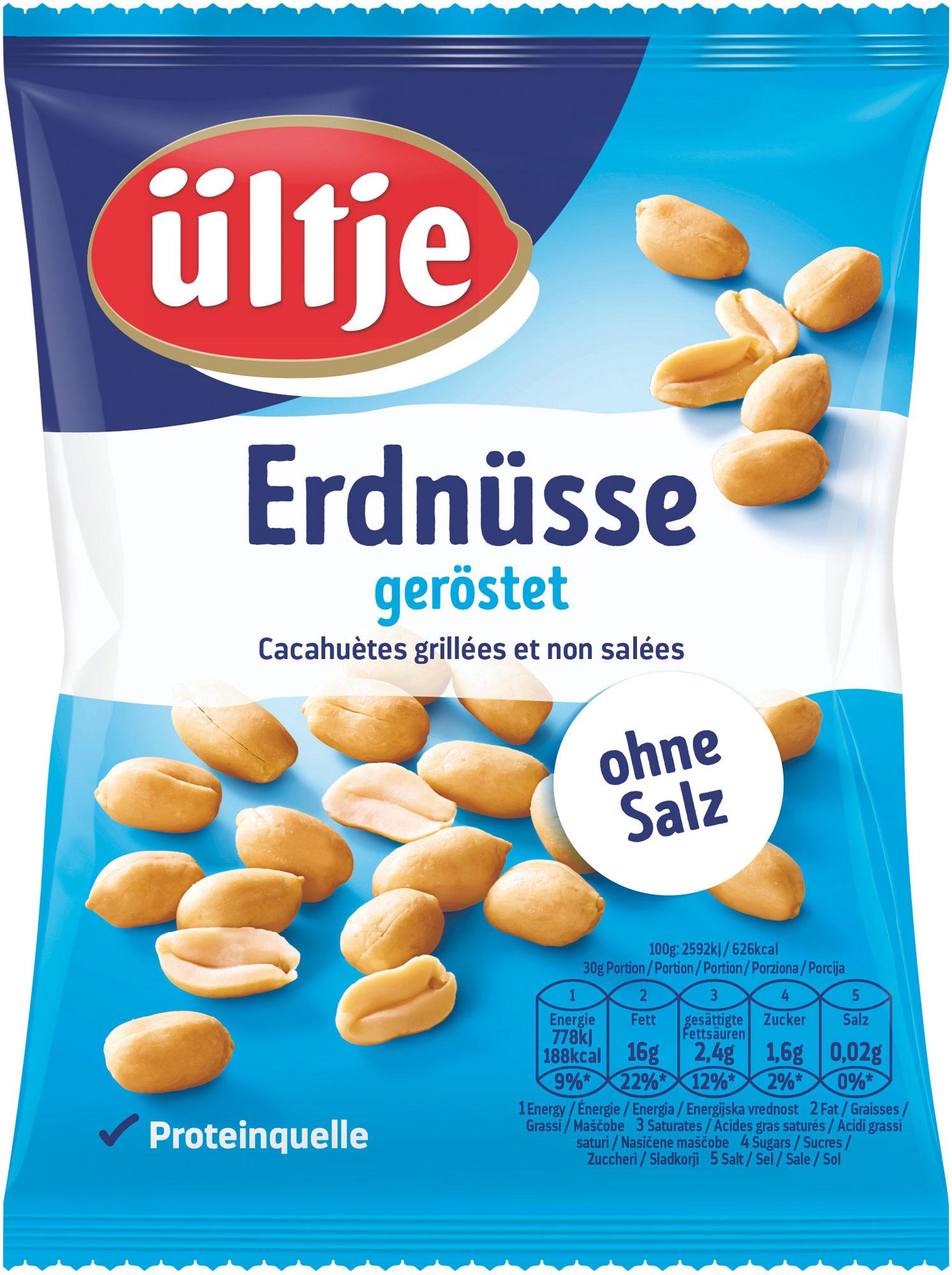ültje Erdnüsse geröstet ohne Salz