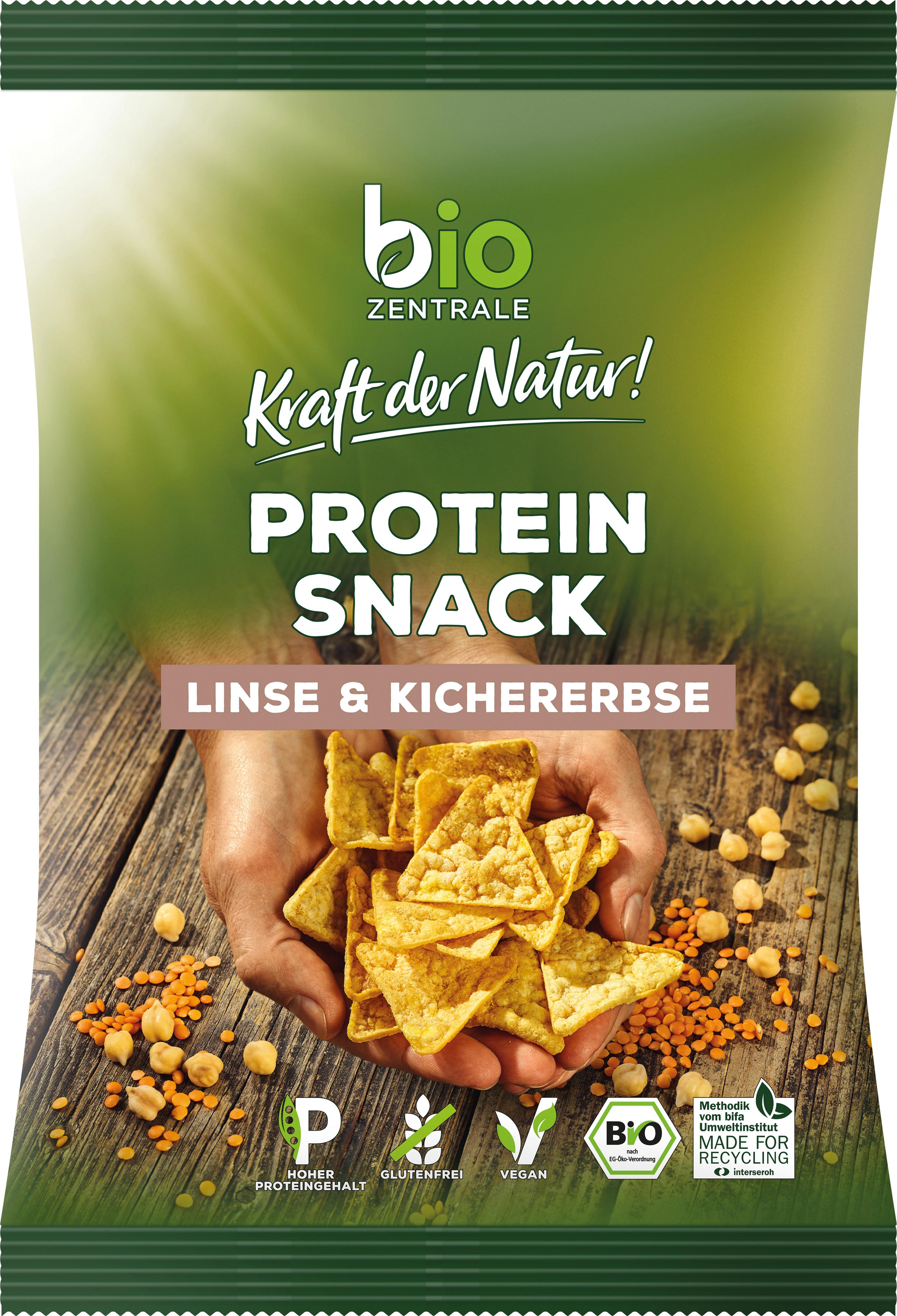 biozentrale Bio Protein Snack Linse Kichererbse