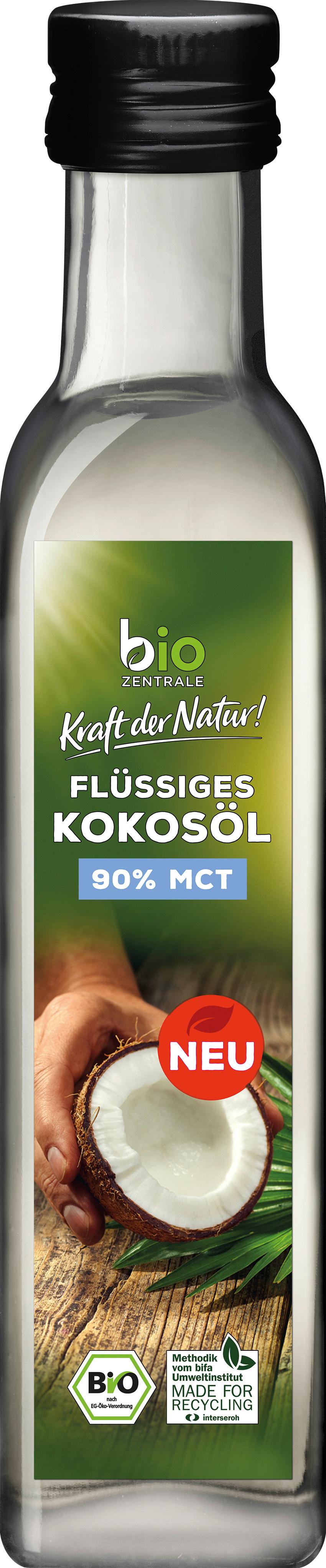 biozentrale Bio flüssiges Kokosöl 90% MCT