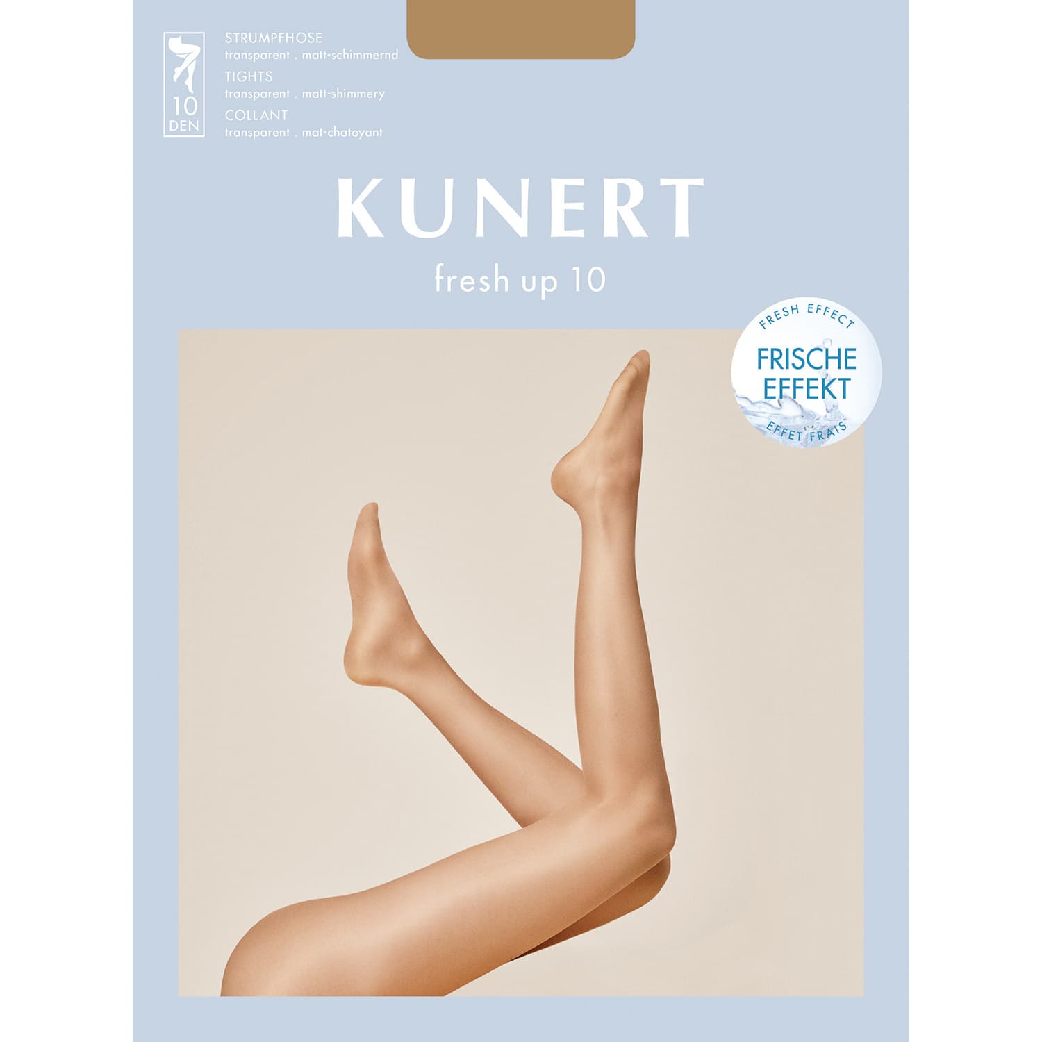 Produktbild KUNERT Damen Feinstrumpfhose mit Frische-Kick 10 DEN 2 von 3