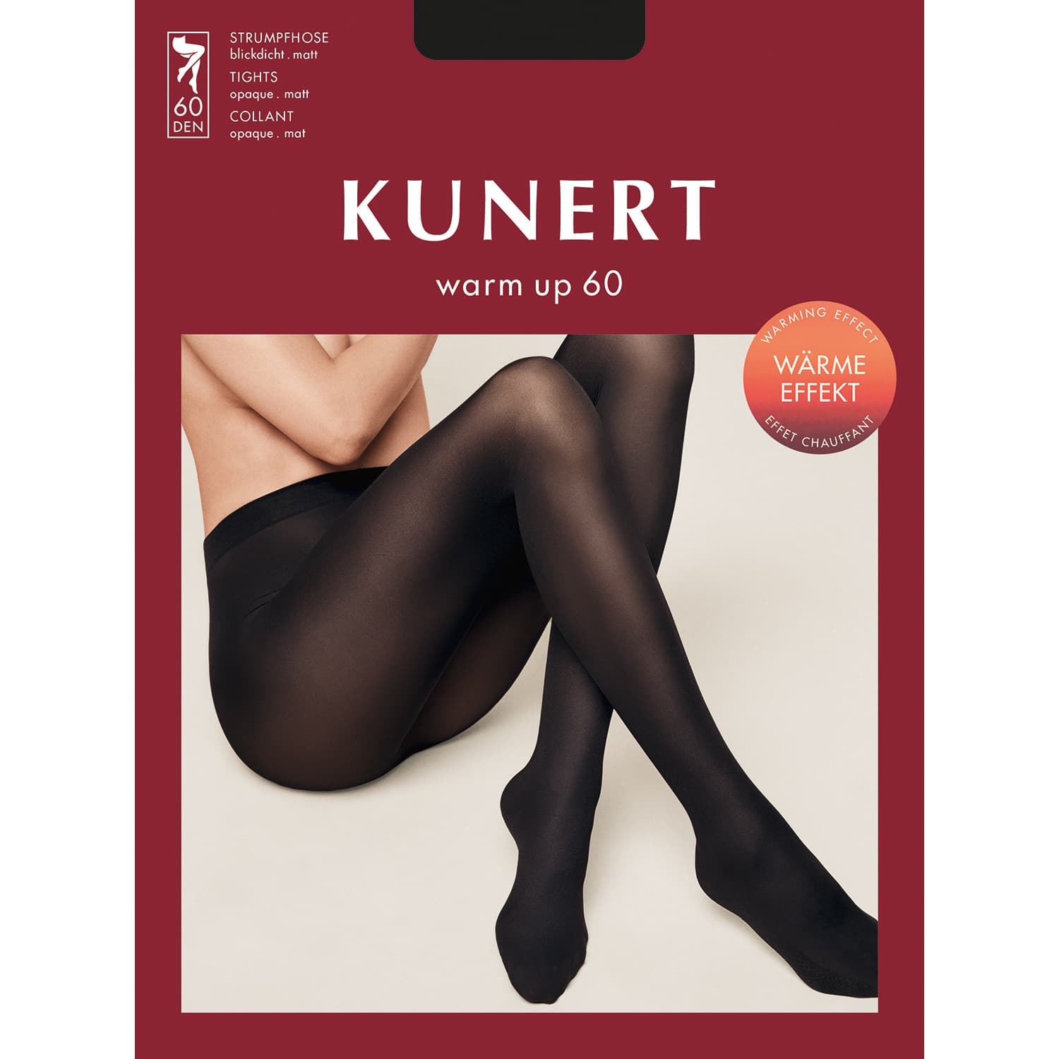 Produktbild KUNERT Damen Thermo Feinstrumpfhose Warm Up 60 DEN 2 von 2