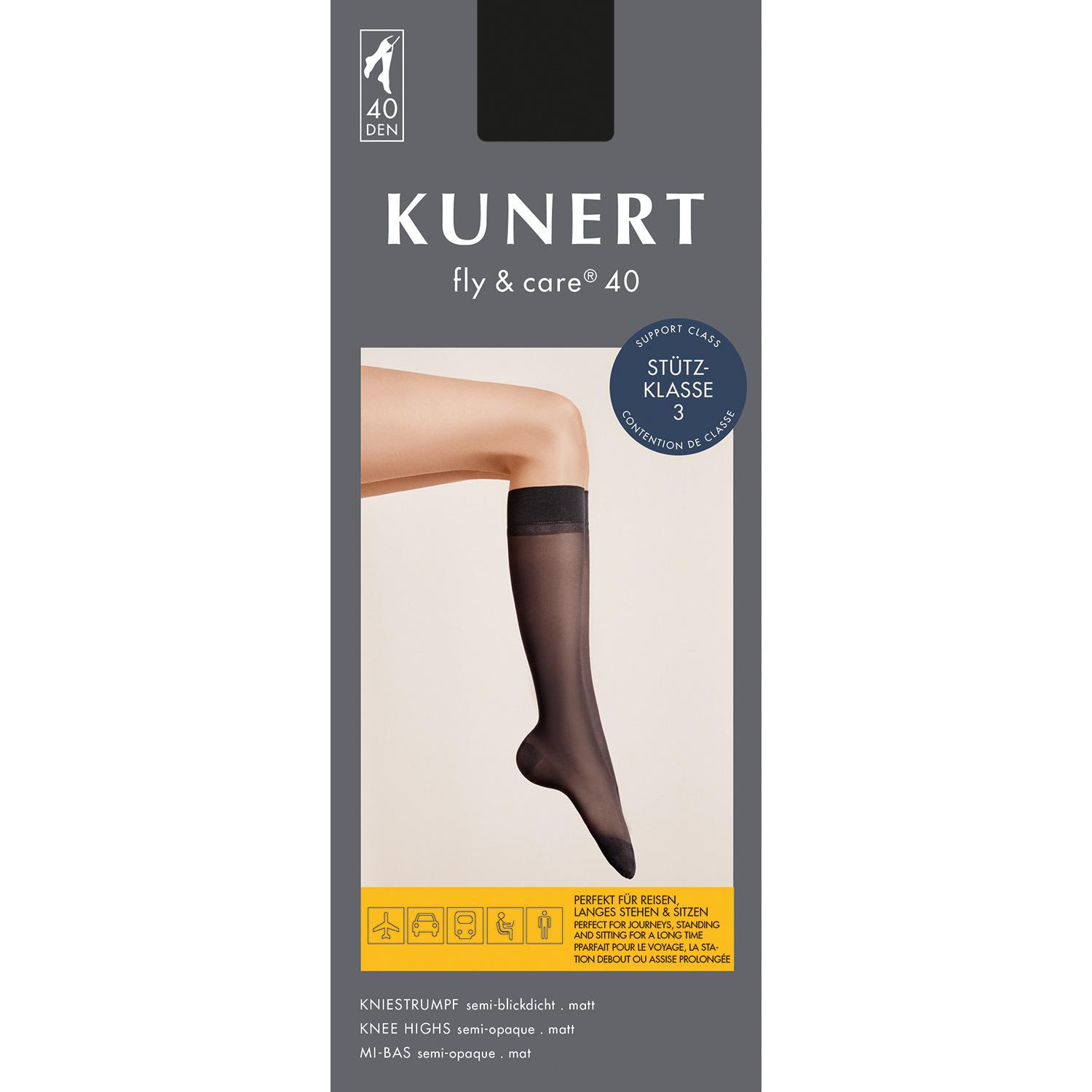 Produktbild KUNERT Damen Stützkniestrümpfe Fly&Care 40 DEN 2 von 2