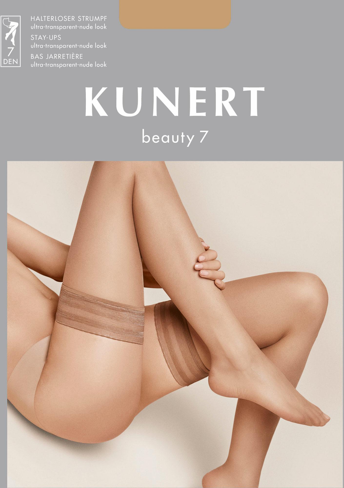 Produktbild KUNERT Damen Halterlose Strümpfe Beauty 7 DEN 2 von 3