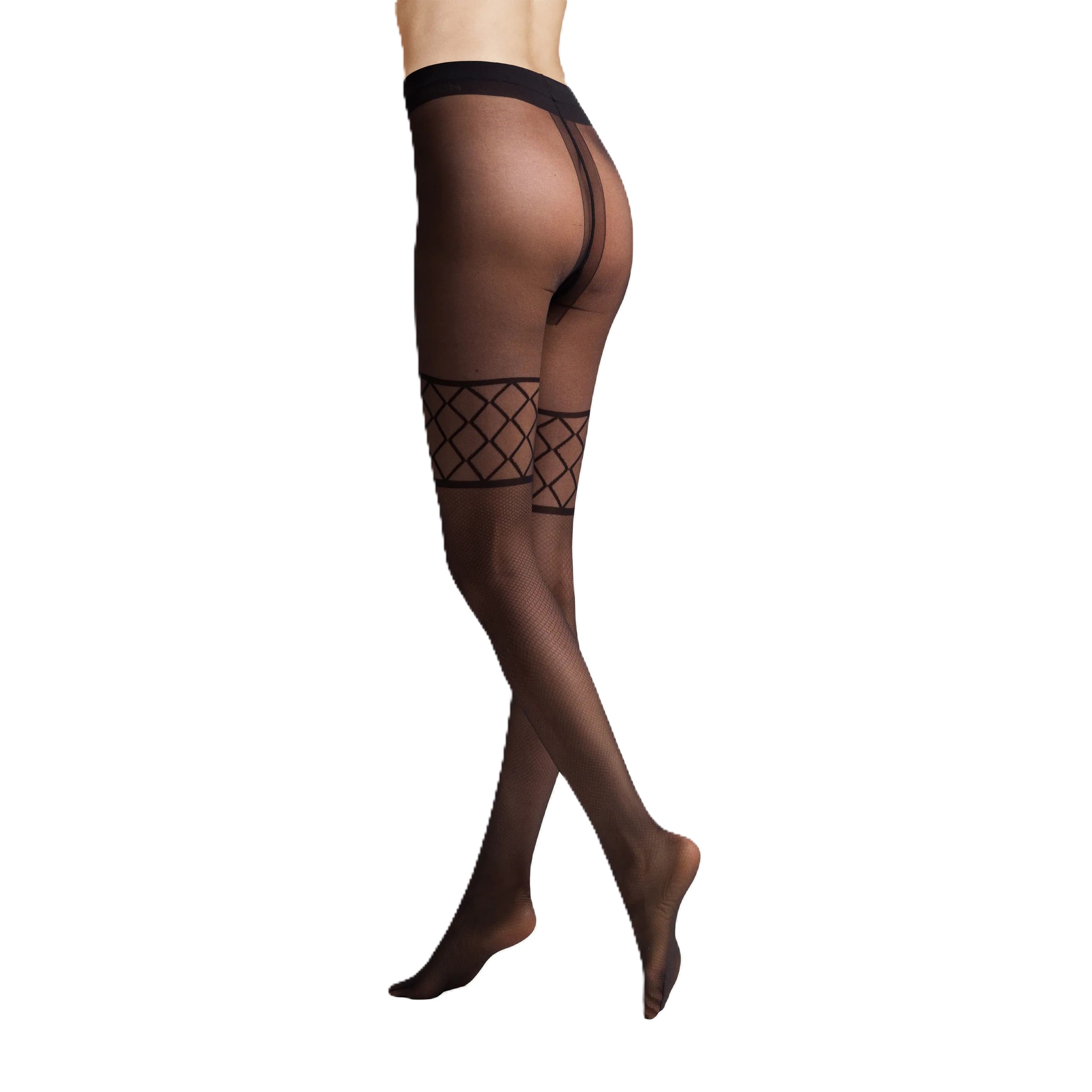 Hudson Damen Netzstrumpfhose Fancy Net DEN 20