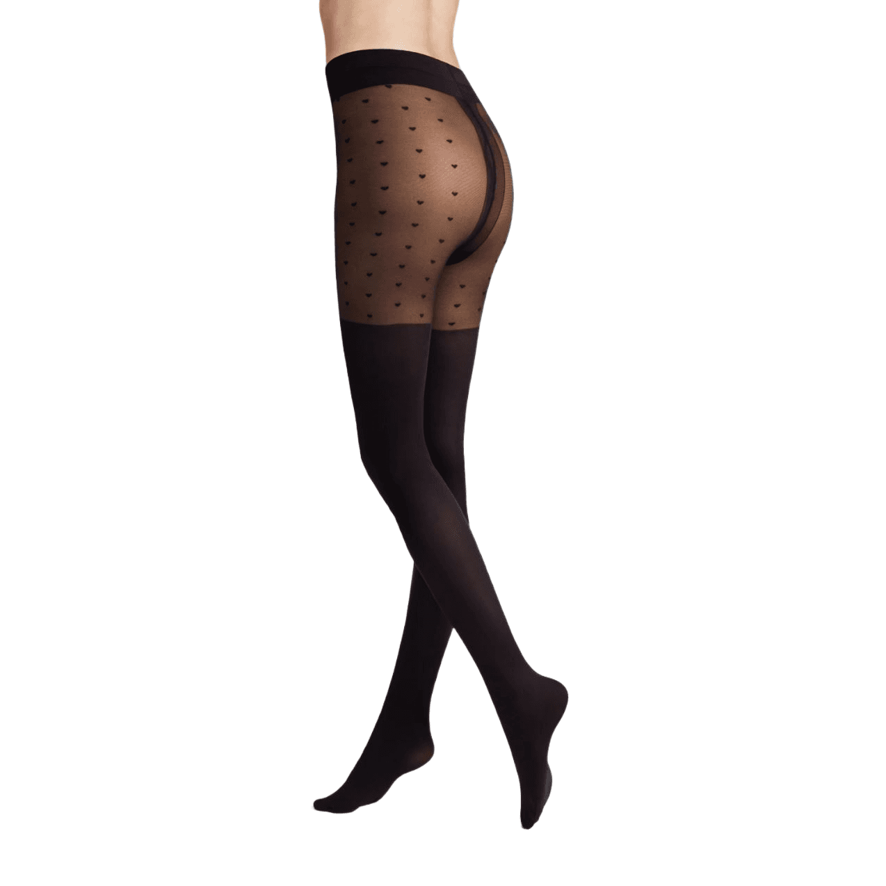 Hudson Damen Strumpfhose Little Hearts 50 DEN