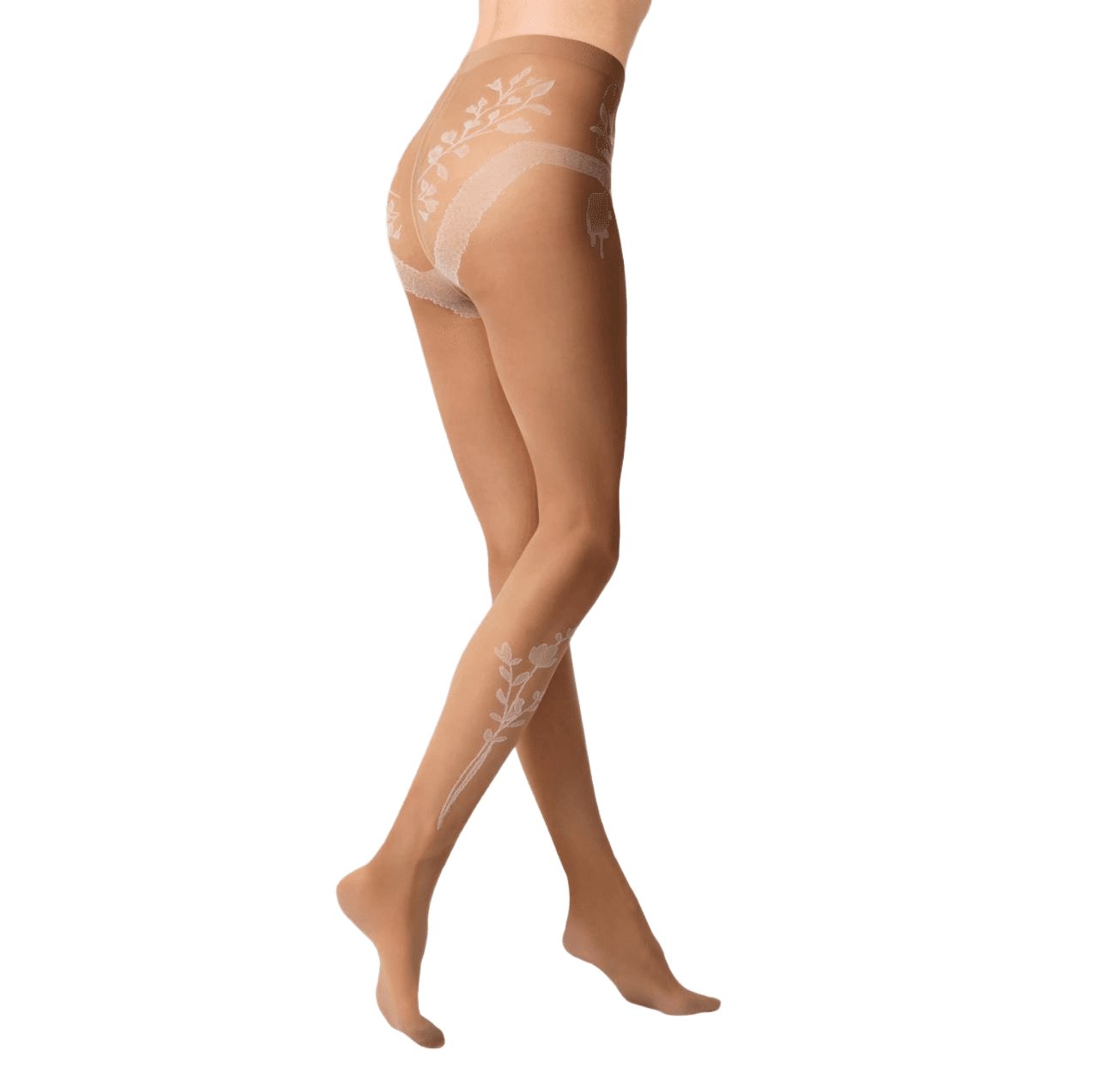 KUNERT Damen Strumpfhose Floral Love 30 DEN