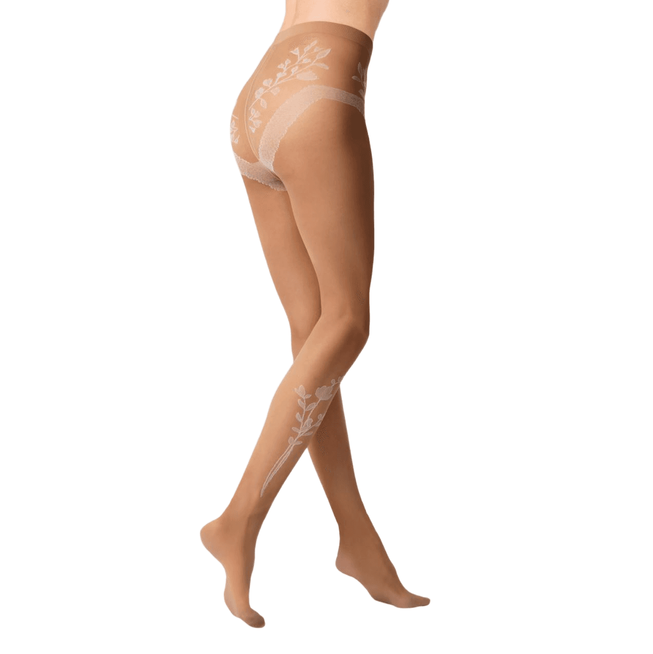 KUNERT Damen Strumpfhose Floral Love 30 DEN