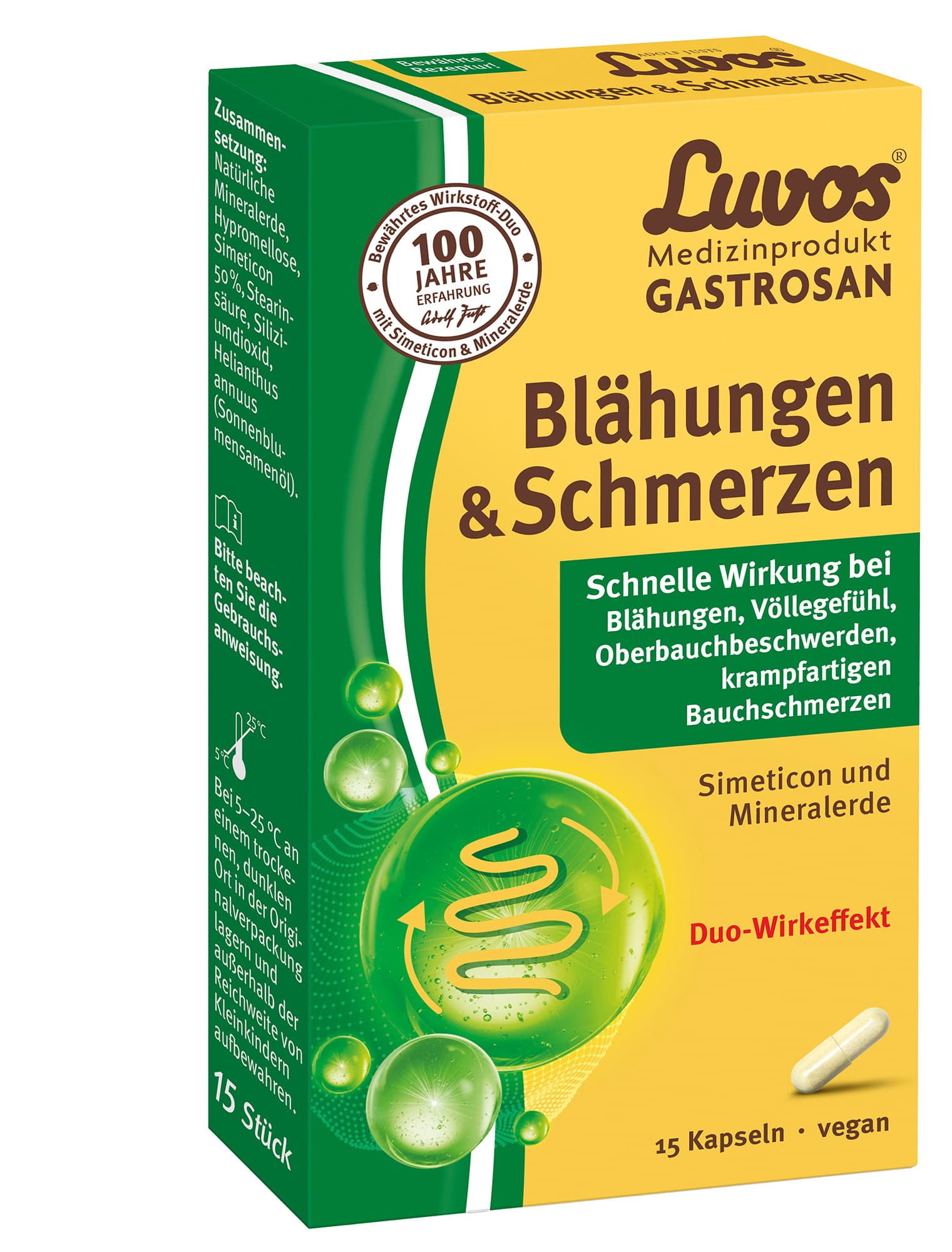 Luvos® Gastrosan Blähungen & Schmerzen Kapseln