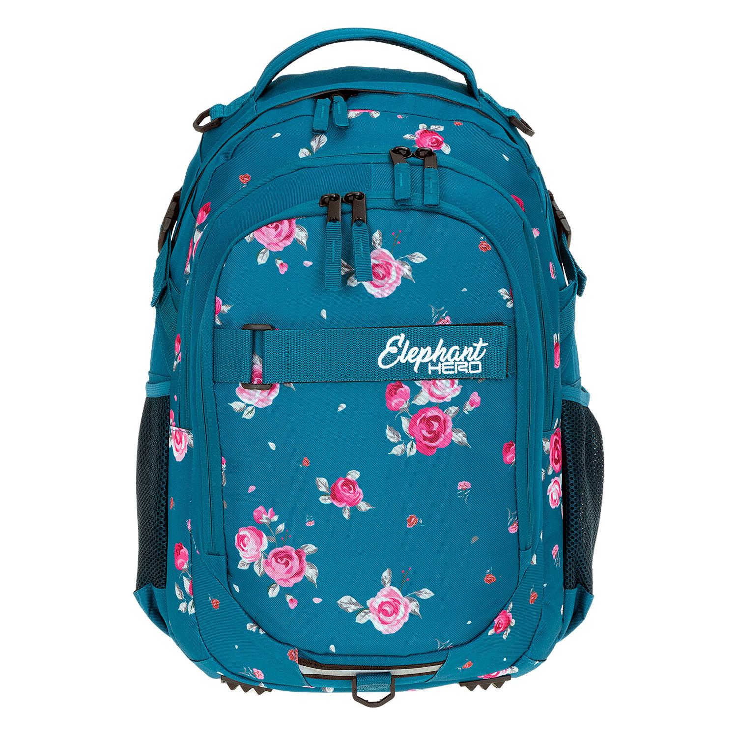 ELEPHANT Rucksack Blume blau