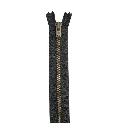 YKK Reißverschluss unteilbar mit schmaler Metallkette - 8 cm