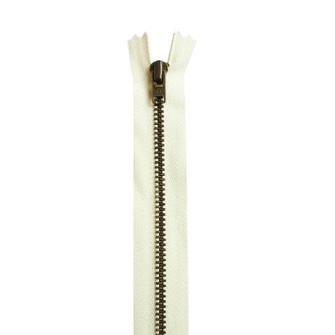YKK Reißverschluss unteilbar mit schmaler Metallkette - 16 cm