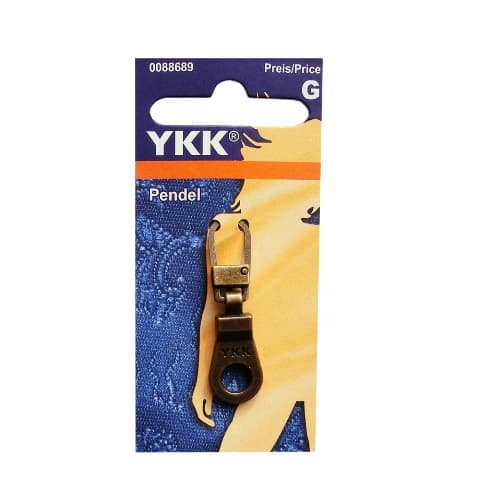 YKK Griffplatte Pendel altmessing