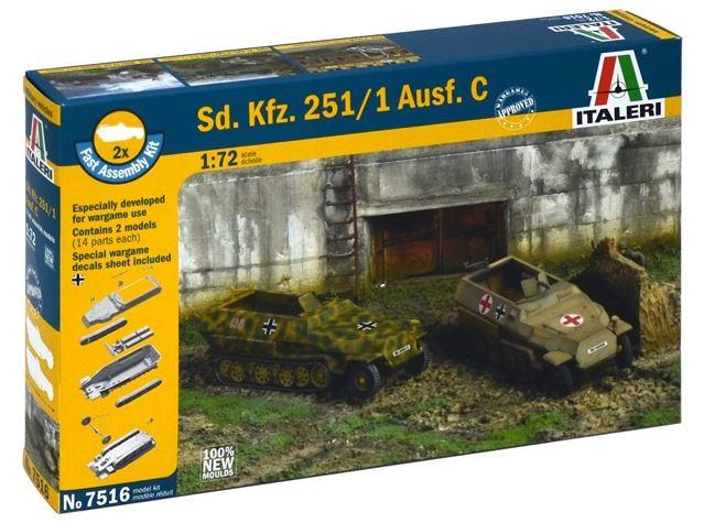 Produktbild Italeri 7516 - Militärfahrzeug - Sd.Kfz. 251/1 Ausf. C, 1:35 2 von 4