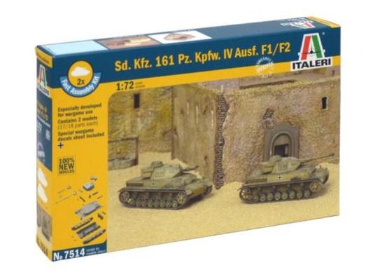 Italeri - 1:72 SdKfz.161 PzKpfw. IV F1 Fast As.Kit