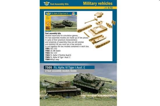 Produktbild Italeri - 1:72 Pz.kpfw.vi Tiger Ausf. 4 von 4
