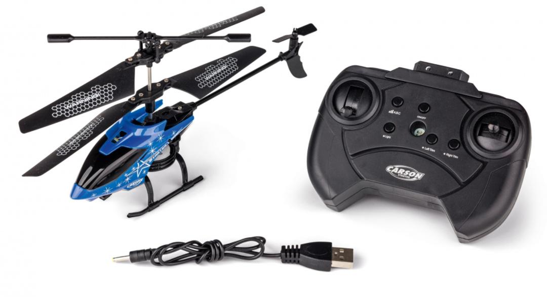Carson - Starter Tyrann 230 IR 2CH RTF night blue Helikopter