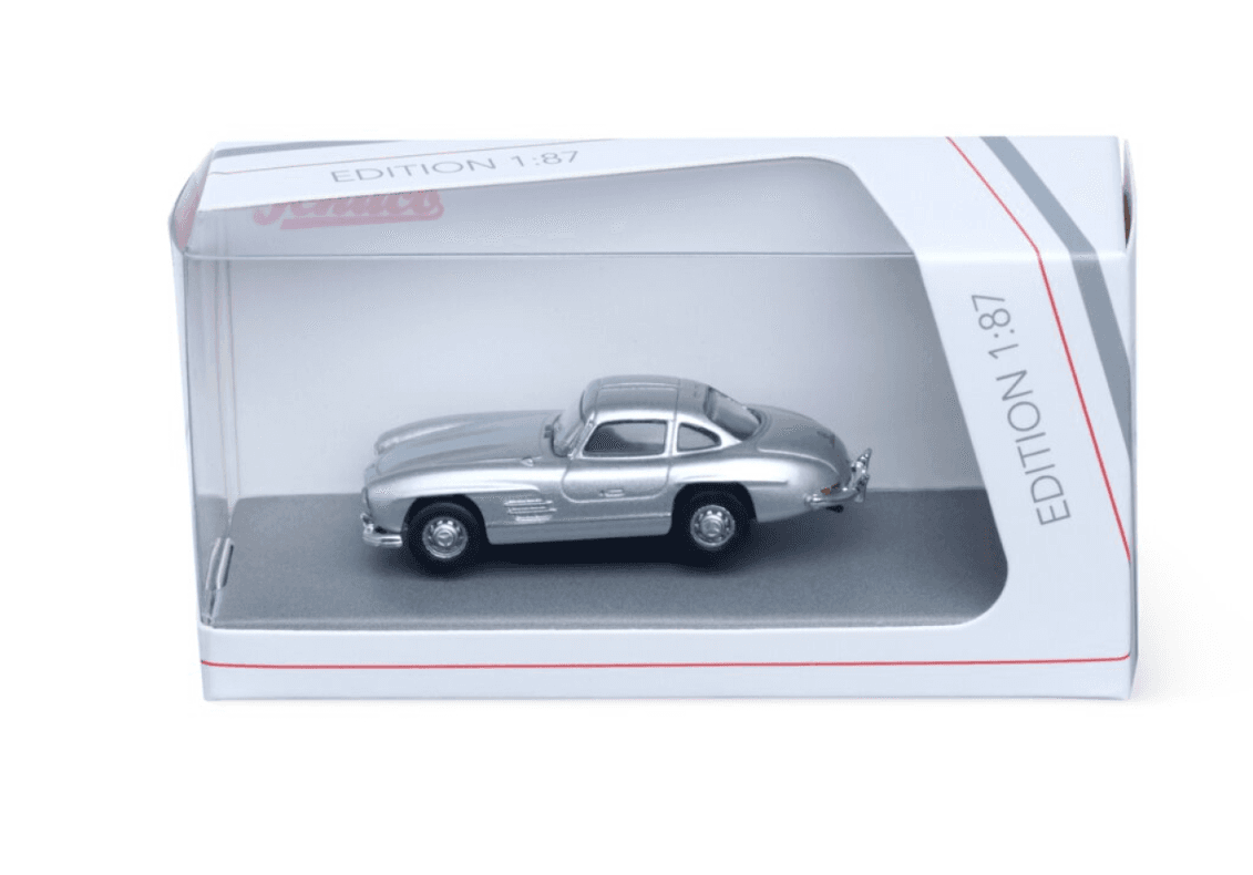 Schuco - 1:87 MB 300 SL Flügeltürer Silber