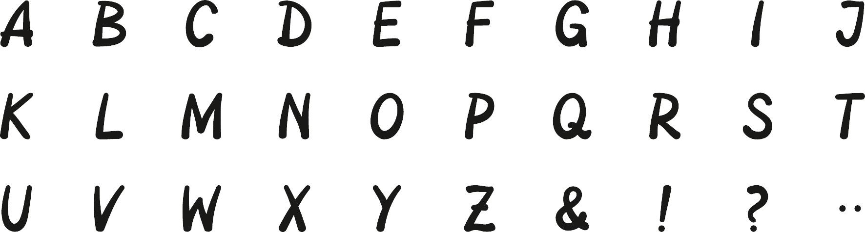 Produktbild HEYDA Stempelset Alphabet 2 von 2