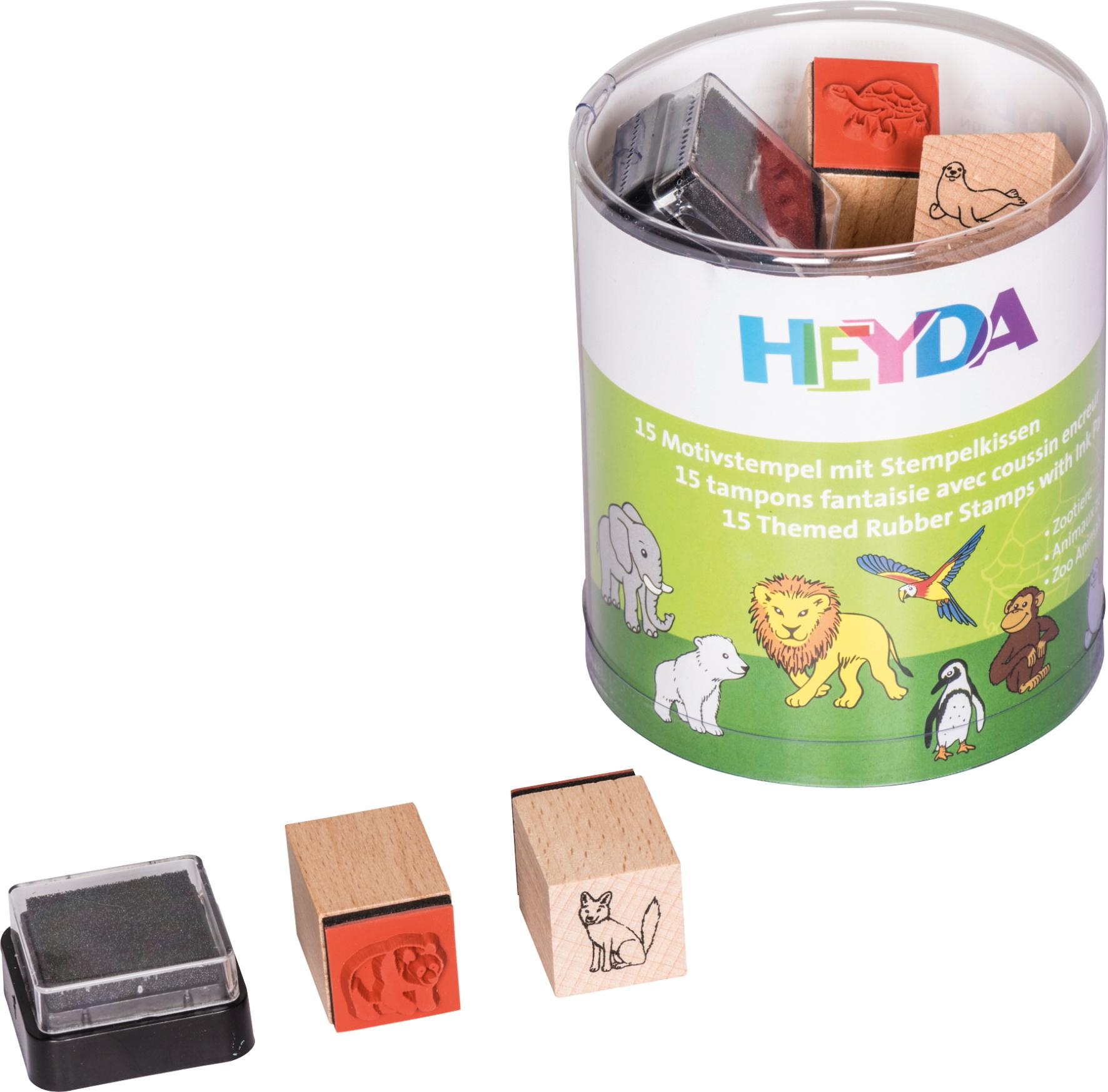 HEYDA Stempelset Zootiere