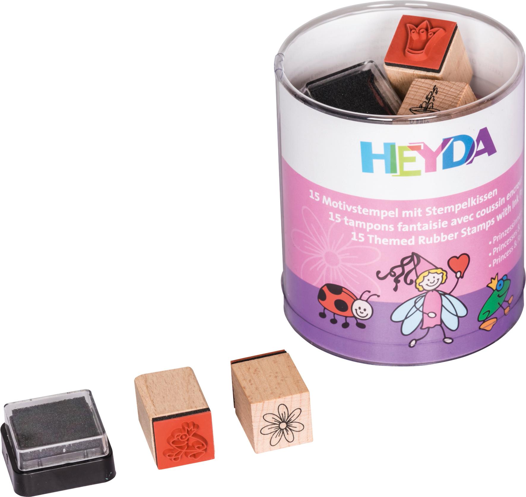 HEYDA Stempelset Prinzessinnen&Feen