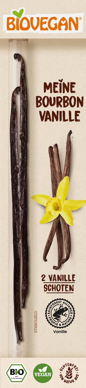 BIOVEGAN Bio Vanille Bourbon Schoten