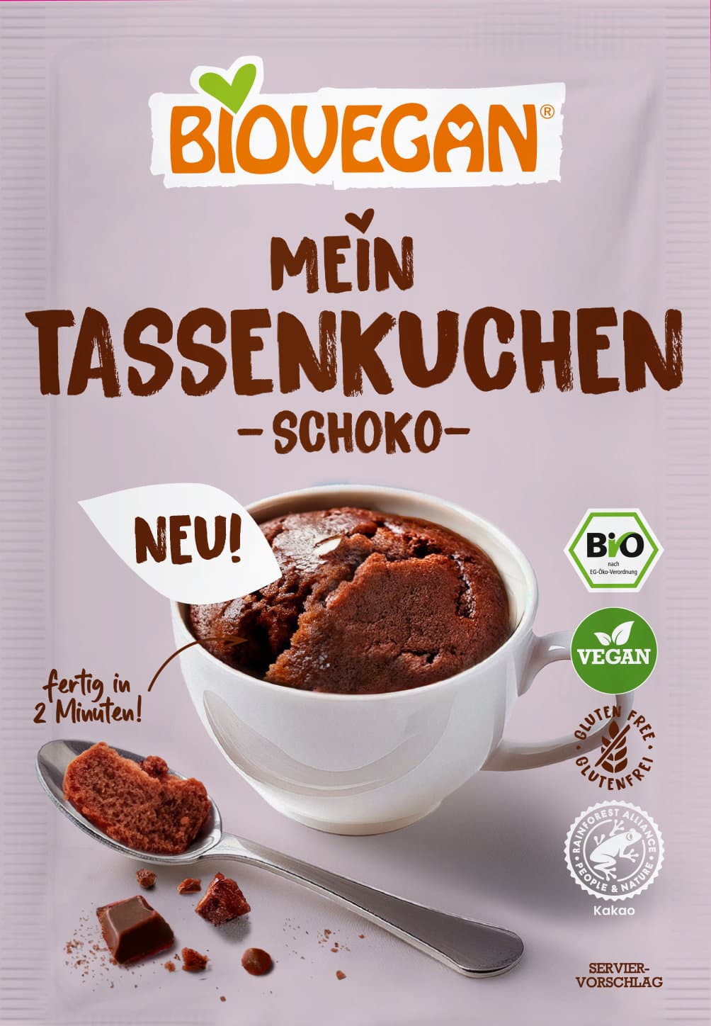 BIOVEGAN Bio Mein Tassenkuchen Schoko