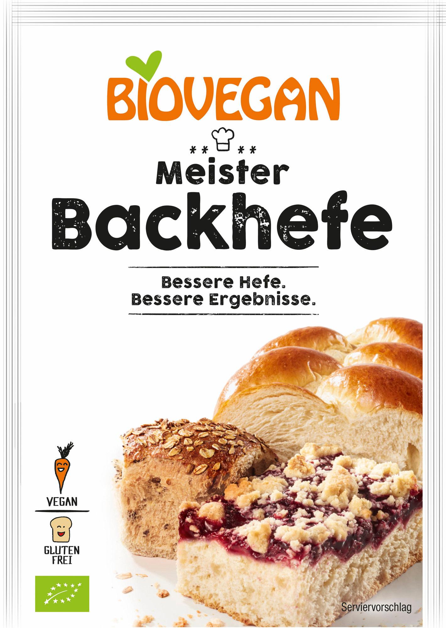 BIOVEGAN Meister Backhefe