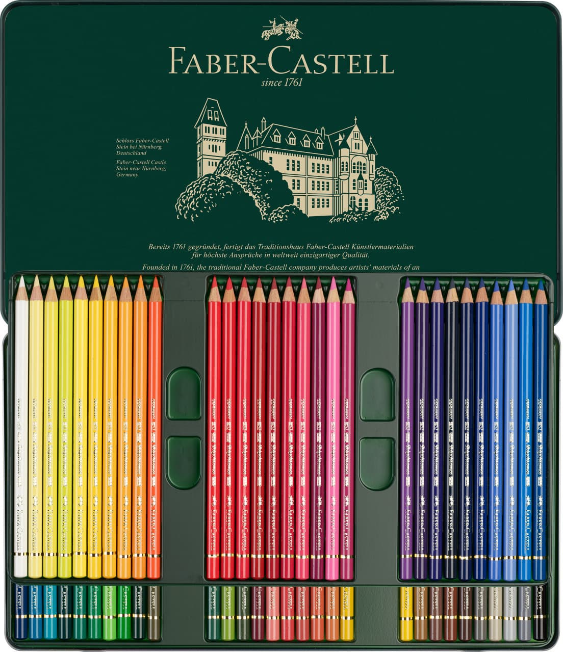 Produktbild FABER-CASTELL Farbstift Polychromos 60er Metalletui 2 von 4