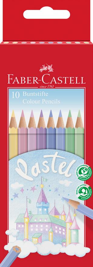 FABER-CASTELL Buntstift Classic Colour Pastell 10er Etui